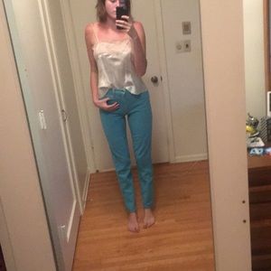 American Apparel Mom Jeans Blue